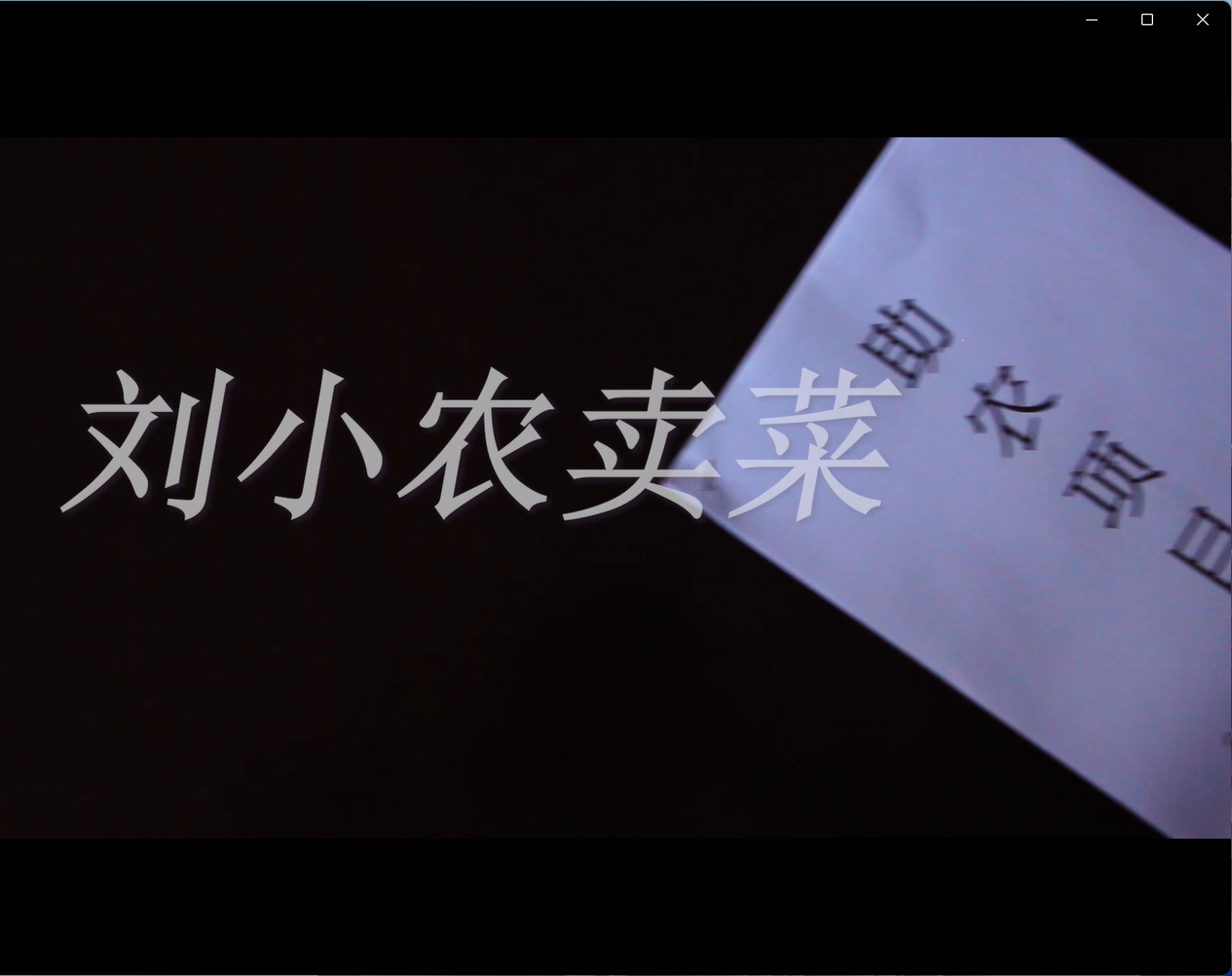 刘小农卖菜