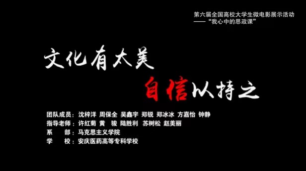 文化有太美，自信以持之